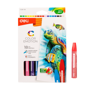 DELI ΛΑΔΟΠΑΣΤΕΛ 18 ΧΡΩΜΑΤΑ COLOR EMOTION