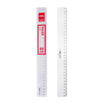 DELI ΥΠΟΔΕΚΑΜΕΤΡΟ 30cm ESSENTIAL ΔΙΑΦΑΝΟ 20 ΤΕΜΑΧΙΑ (Το προιόν πωλείται σε μεμονωμένα τεμάχια του ενός)