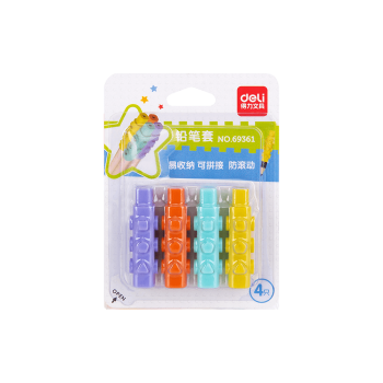 DELI ΚΑΠΑΚΙ ΜΟΛΥΒΙΟΥ ΠΛΑΣΤΙΚΟ 80x11mm 4 ΤΕΜΑΧΙΑ ΑΣΣΟΡΤΙ
