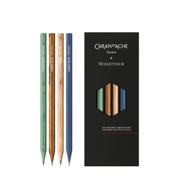 CARAN D'ACHE ΜΟΛΥΒΙ ΜΕ ΑΡΩΜΑ HB ΣΕΤ 4 ΤΕΜΑΧΙΑ LTD No10 LE CRAYONS DE LA MAISON ΑΣΣΟΡΤΙ
