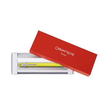 CARAN D'ACHE ΠΕΝΑ MEDIUM 849 PLUME CLASSIC ΚΙΤΡΙΝΟ FLUO