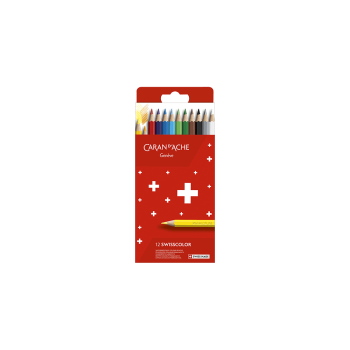 CARAN D'ACHE ΚΡΑΙΓΙΟΝ BLISTER 12 ΧΡΩΜΑΤΑ Φ2.8mm SWISSCOLOR