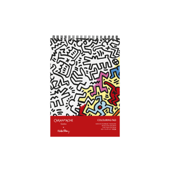 CARAN D'ACHE ΜΠΛΟΚ ΖΩΓΡΑΦΙΚΗΣ ΠΡΟΤΥΠΩΜΕΝΟ KEITH HARING CHRISTMAS