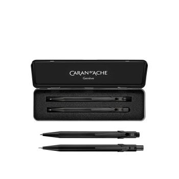 CΑRAN D'ACHE ΣΤΥΛΟ BALLPOINT 849 & ΜΟΛΥΒΙ ΜΗΧΑΝΙΚΟ 0.7mm ΣΕΤ 2 ΤΕΜΑΧΙΑ LTD ΜΑΥΡΟ
