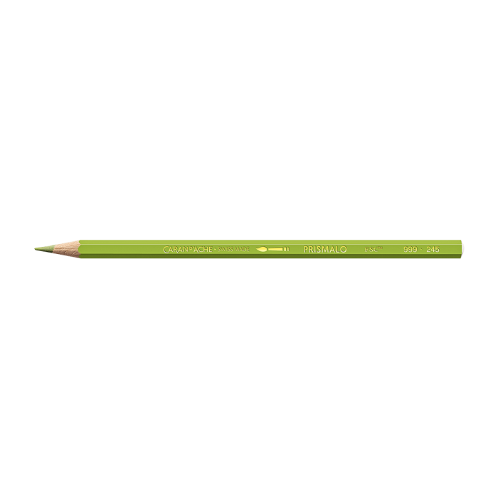 CARAN D' ACHE ΚΡΑΙΓΙΟΝ ΑΚΟΥΑΡΕΛΑΣ Φ2.95mm PRISMALO LIGHT OLIVE 12 ΤΕΜΑΧΙΑ (Το προιόν πωλείται σε μεμονωμένα τεμάχια του ενός)