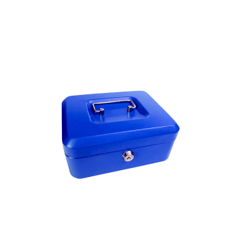 METRON ΧΡΗΜΑΤΟΚΙΒΩΤΙΟ 8' 20x16x9cm ΜΠΛΕ