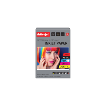 ACTIVE JET ΧΑΡΤΙ ΦΩΤΟΓΡΑΦΙΚΟ ΓΥΑΛΙΣΤΕΡΟ 100 ΦΥΛΛΑ Α6 260gr EXPACJPAP0019