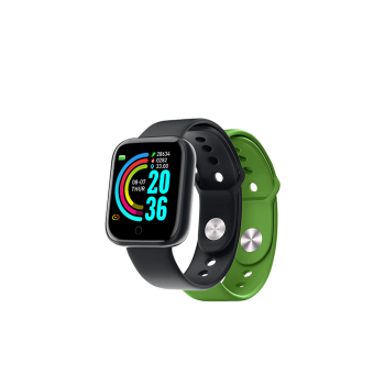 CELLY SMART WATCH ΜΕ ΑΝΤΑΛΛΑΚΤΙΚΟ ΛΟΥΡΑΚΙ ΠΡΑΣΙΝΟ 1.44' TOUCH SCREEN ΜΑΥΡΟ