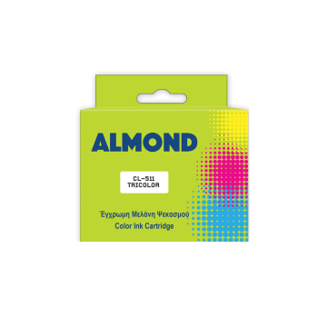 ALMOND INK ΣΥΜΒΑΤΟ ΜΕ CANON#CL-511 TRICOLOR 12ml (A) #2972B001