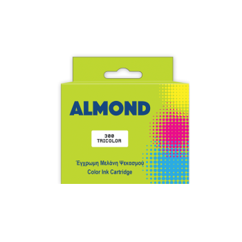 ALMOND INK ΣΥΜΒΑΤΟ ΜΕ HP #300 TRICOLOR 10ml (A) #CC643EE