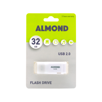 ALMOND FLASH DRIVE USB 32GB PRIME ΛΕΥΚΟ