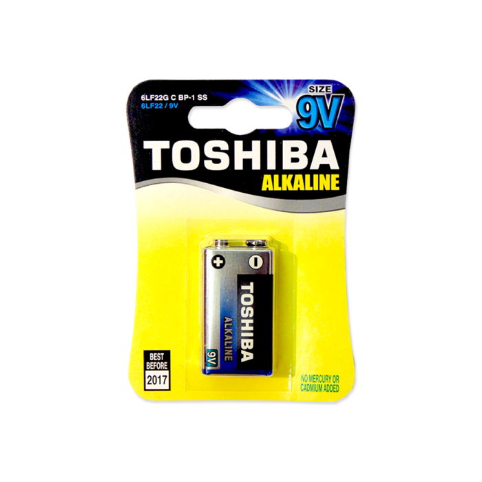 TOSHIBA ΜΠΑΤΑΡΙΑ ΑΛΚΑΛΙΚΗ ΠΛΑΚΕ 9V TOSHIBA ΜΠΑΤΑΡΙΑ ΑΛΚΑΛΙΚΗ ΠΛΑΚΕ 9V