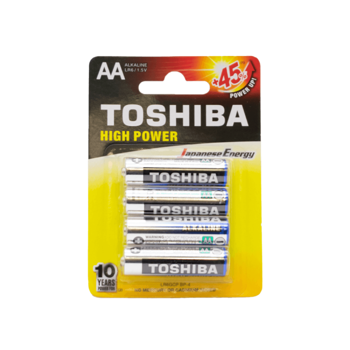 TOSHIBA ΜΠΑΤΑΡΙΕΣ LR 06 AA ΑΛΚΑΛΙΚΕΣ 4 ΤΕΜΑΧΙΑ TOSHIBA ΜΠΑΤΑΡΙΕΣ LR 06 AA ΑΛΚΑΛΙΚΕΣ 4 ΤΕΜΑΧΙΑ