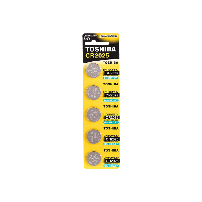TOSHIBA ΜΠΑΤΑΡΙΕΣ COINS CR-2025 ΛΙΘΙΟΥ 5 ΤΕΜΑΧΙΑ TOSHIBA ΜΠΑΤΑΡΙΕΣ COINS CR-2025 ΛΙΘΙΟΥ 5 ΤΕΜΑΧΙΑ