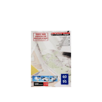 OPUS ΔΙΦΥΛΛΑ ΠΛΑΣΤΙΚΟΠΟΙΗΣΗΣ 100mic 60x95  100 ΤΕΜΑΧΙΑ (Το προιόν πωλείται σε μεμονωμένα τεμάχια του ενός)