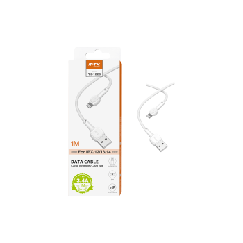 MTK ΚΑΛΩΔΙΟ ΓΙΑ IPHONE IPX/12/13/14 USB ΛΕΥΚΟ
