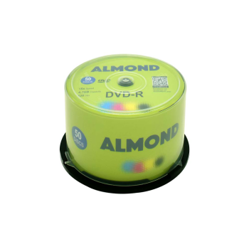ALMOND DVD-R 4,7GB 16X 50Τ. CΑΚΕΒΟΧ (Το προιόν πωλείται σε μεμονωμένα τεμάχια του ενός)