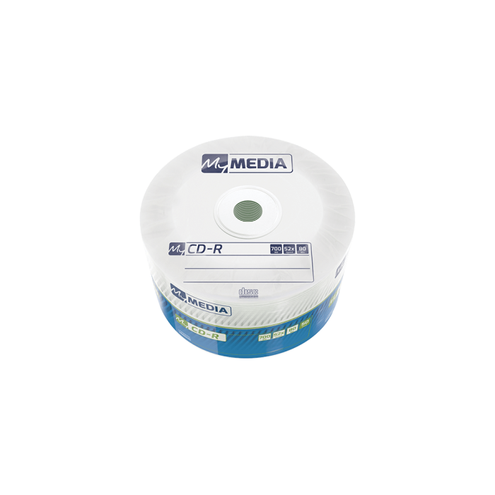 MYMEDIA CD-R 700MB 52X ΣΥΡΡΙΚΝΩΣΗΣ 50 ΤΕΜΑΧΙΑ (Το προιόν πωλείται σε μεμονωμένα τεμάχια του ενός) MYMEDIA CD-R 700MB 52X ΣΥΡΡΙΚΝΩΣΗΣ 50 ΤΕΜΑΧΙΑ (Το προιόν πωλείται σε μεμονωμένα τεμάχια του ενός)