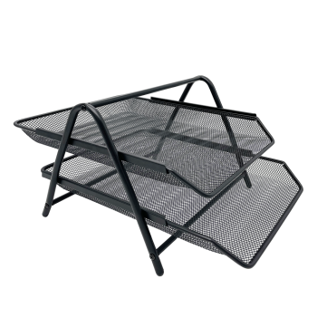 METRON ΔΙΣΚΟΣ ΓΡΑΦΕΙΟΥ ΔΙΠΛΟΣ ΜΕΤΑΛΛΙΚΟΣ 29.5x35.5x20.5cm ΜΑΥΡΟ