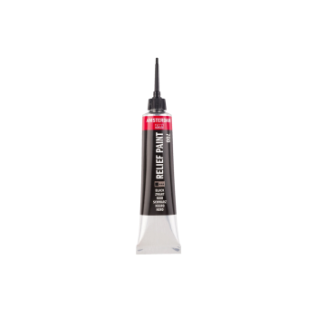 ROYAL TALENS ΠΕΡΙΓΡΑΜΜΑ ΓΥΑΛΙΟΥ 20ml AMSTERDAM DECO RELIEF BLACK 4 ΤΕΜΑΧΙΑ (Το προιόν πωλείται σε μεμονωμένα τεμάχια του ενός)