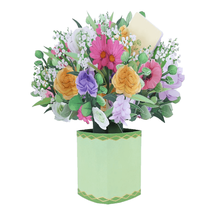 ORIGAMO ΚΑΡΤΑ ΕΥΧΕΤΗΡΙΑ FLOBOUQUET ΛΟΥΛΟΥΔΙΑ 30x34.3cm FLOREVER ORIGAMO ΚΑΡΤΑ ΕΥΧΕΤΗΡΙΑ FLOBOUQUET ΛΟΥΛΟΥΔΙΑ 30x34.3cm FLOREVER