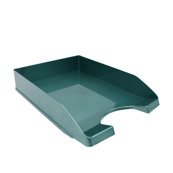 METRON ΔΙΣΚΟΣ ΓΡΑΦΕΙΟΥ ΠΛΑΣΤΙΚΟΣ 26x35x6.5cm ΜΕΤΑΛΛΙΚΟ ΠΡΑΣΙΝΟ