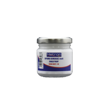 METRON ART ΧΡΩΜΑ ΚΙΜΩΛΙΑΣ ΜΑΤ 110ml SNOW WHITE