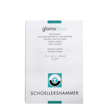SCHOELLER ΜΠΛΟΚ ΧΑΡΤΙ ΔΙΑΦΑΝΕΣ ΡΙΖΟΧΑΡΤΟ 50 ΦΥΛΛΑ 92gr Α3