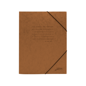 LEIZER ΝΤΟΣΙΕ ΜΕ ΛΑΣΤΙΧΟ ΠΡΕΣΠΑΝ ΓΡΑΜΜΕΣ 26x34cm ΚΑΦΕ 50 ΤΕΜΑΧΙΑ (Το προιόν πωλείται σε μεμονωμένα τεμάχια του ενός)