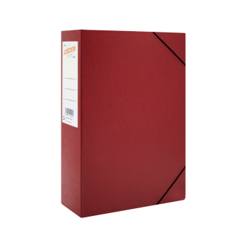 LEIZER ΚΟΥΤΙ ΜΕ ΛΑΣΤΙΧΟ FIBER 25x35x11cm ΜΠΟΡΝΤΩ