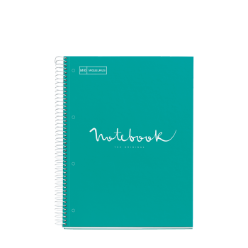 MIQUELRIUS ΤΕΤΡΑΔΙΟ Α4 80Φ. ΡΙΓΕ MR EMOTIONS TURQUOISE
