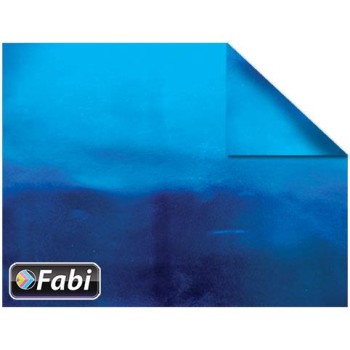 Χρυσοχάρτονο Fabi 50x70εκ Διπλής όψης Μπλε