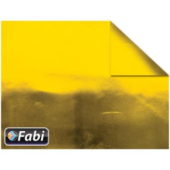 Χρυσοχάρτονο Fabi 50x70εκ Διπλής όψης Χρυσό