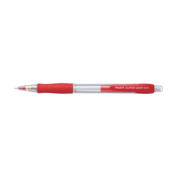 PILOT ΜΗΧΑΝΙΚΟ ΜΟΛΥΒΙ SUPER GRIP 0.5mm ΚΟΚΚΙΝΟ 12 ΤΕΜΑΧΙΑ (Το προιόν πωλείται σε μεμονωμένα τεμάχια του ενός)