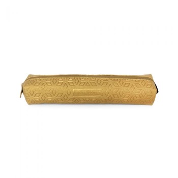 Make Notes Κασετίνα Βαρελάκι Gold 17X4
