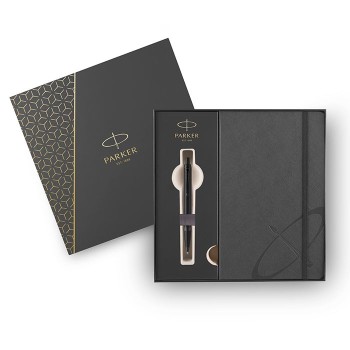 ΣΕΤ ΔΩΡΟΥ PARKER ΣΤΥΛΟ BALLPEN IM CR METAL BLACK BT + ΣΗΜΕΙΩΜΑΤΑΡΙΟ 1159.2303.62