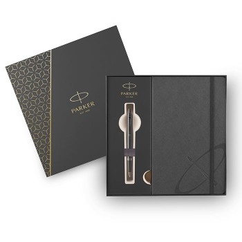 ΣΕΤ ΔΩΡΟΥ PARKER ΣΤΥΛΟ BALLPEN IM MONOCHROME TITANIUM + ΣΗΜΕΙΩΜΑΤΑΡΙΟ 1159.2303.40