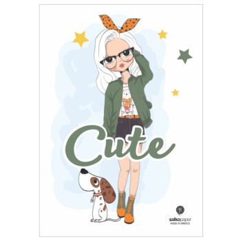 ΤΕΤΡΑΔΙΟ ΚΑΡΦΙΤΣΑ CUTE 40Φ
