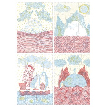 ΠΑΖΛ 'Dans L'Igloo 9+12+16+20 pcs'