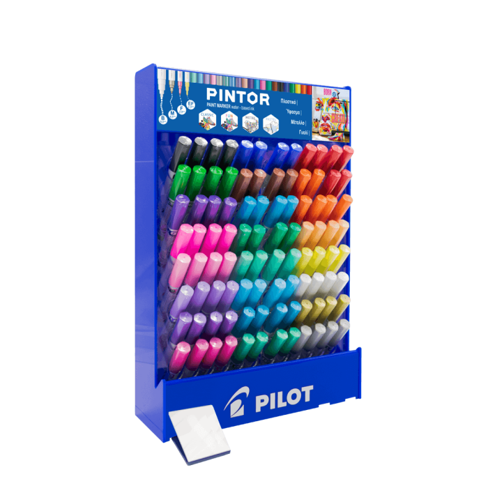 PILOT ΜΑΡΚΑΔΟΡΟΙ PAINT PINTOR EXTRA FINE ΒΙΤΡΙΝΑ 96 ΤΕΜΑΧΙΑ (Το προιόν πωλείται σε μεμονωμένα τεμάχια του ενός) PILOT ΜΑΡΚΑΔΟΡΟΙ PAINT PINTOR EXTRA FINE ΒΙΤΡΙΝΑ 96 ΤΕΜΑΧΙΑ (Το προιόν πωλείται σε μεμονωμένα τεμάχια του ενός)