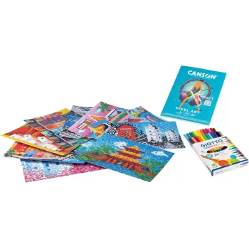 GIOTTO ArtLab Σετ Ζωγραφικής Pixel Art Maxi Postcards