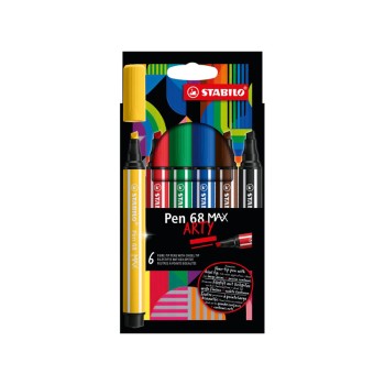 ΜΑΡΚΑΔΟΡΟΙ STABILO ARTY Pen 68 MAX 6τεμ