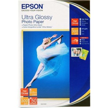 Ultra Glossy Photo Paper, 10x15cm (4x6"), 50 sheets.