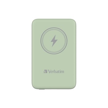 Verbatim Charge 'n' Go Magnetic Wireless Power Bank 10000 Green