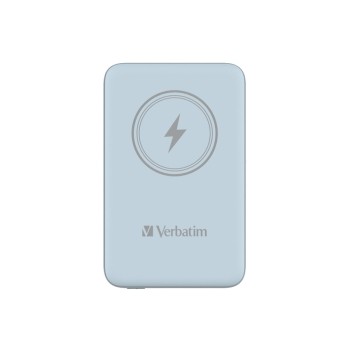 Verbatim Charge 'n' Go Magnetic Wireless Power Bank 10000 Blue