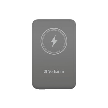 Verbatim Charge 'n' Go Magnetic Wireless Power Bank 10000 Grey