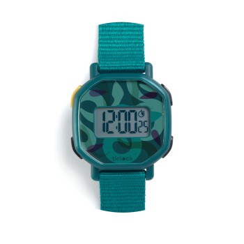 Djeco Ψηφιακό ρολόι χειρός `Green snakes`