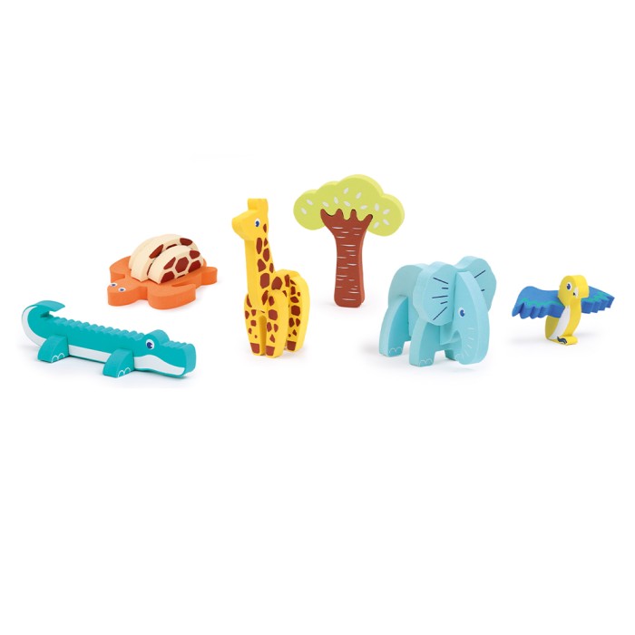 Ludi 3d Παζλ από μαλακό υλικό `Ζωάκια Ζούγκλας` Ludi 3d Παζλ από μαλακό υλικό `Ζωάκια Ζούγκλας`