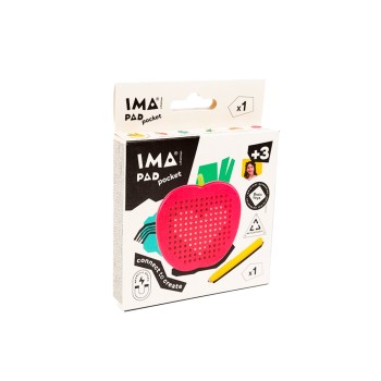 Imanix Μαγνητικό Παιχνίδι Δημιουργίας Imapad `Κόκκινο Μήλο`