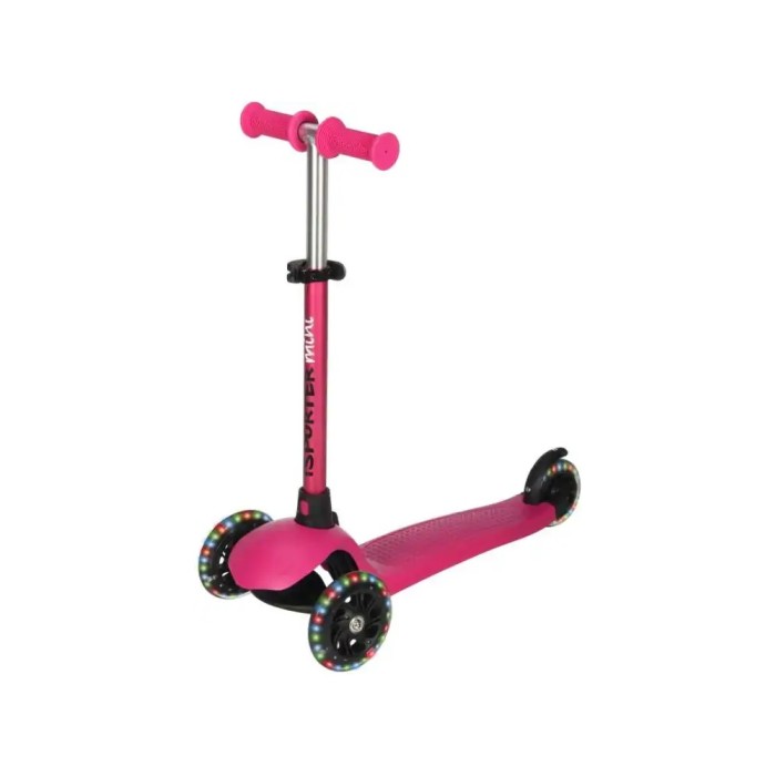 Fun Wheels παιδικό πατίνι με φωτειζόμενες ρόδες Mini iSporter M1 ροζ Fun Wheels παιδικό πατίνι με φωτειζόμενες ρόδες Mini iSporter M1 ροζ